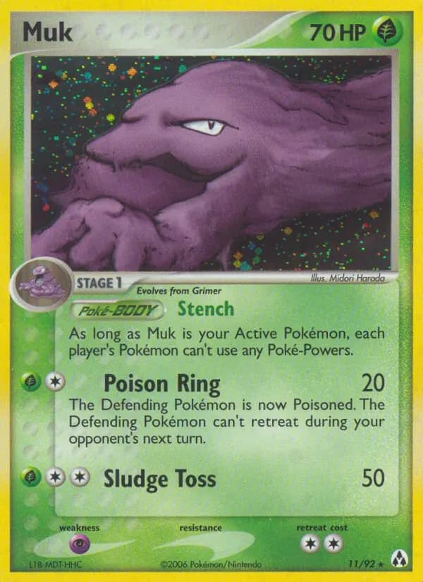 Muk card in English