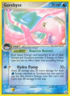 Gorebyss card in English