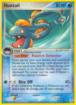 Huntail card in English