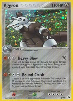 Aggron card in English