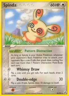 Spinda card in English