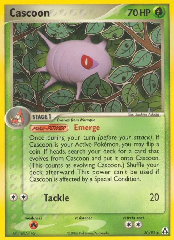 Cascoon card in English