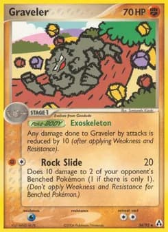 Graveler card in English