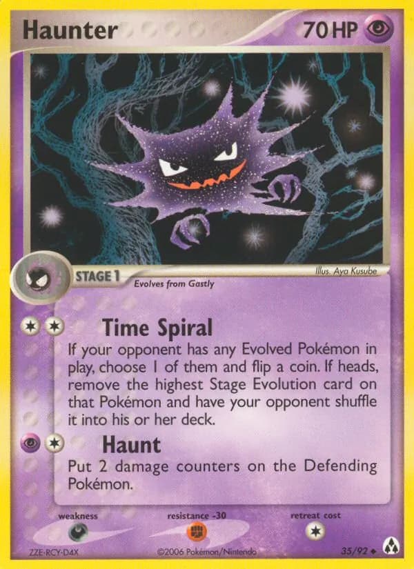 Haunter card in English
