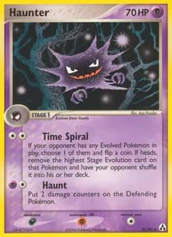 Haunter card in English