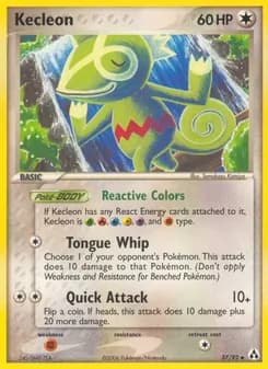 Kecleon card in English