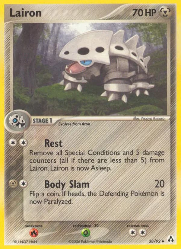 Lairon card in English