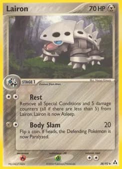 Lairon card in English