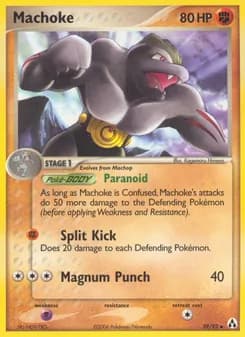 Machoke card in English
