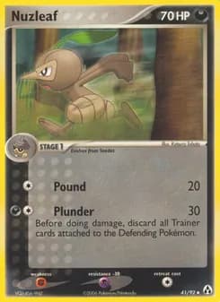 Nuzleaf card in English