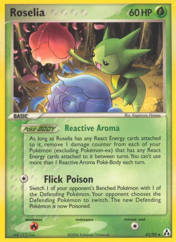 Roselia card in English