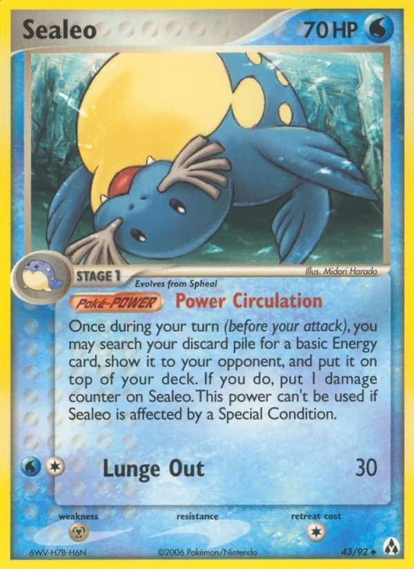 Sealeo card in English