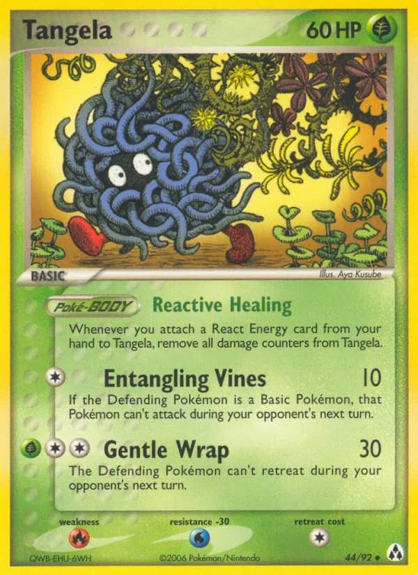 Tangela card in English