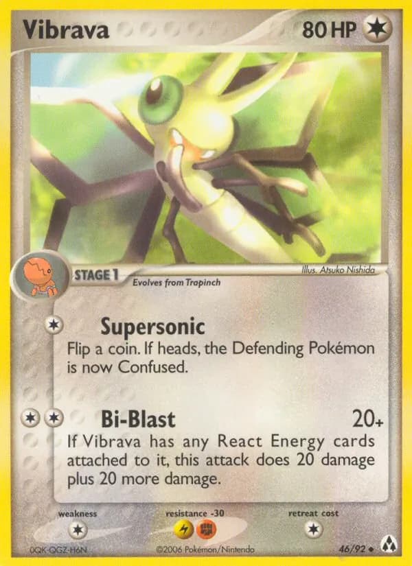 Vibrava card in English