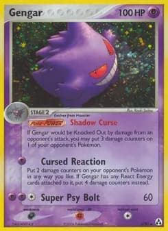 Gengar card in English