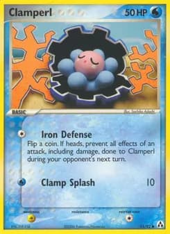 Clamperl card in English