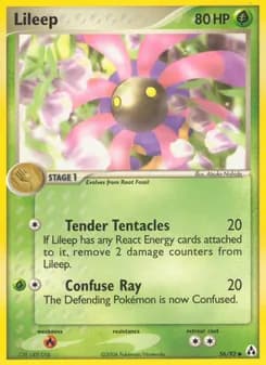 Lileep card in English