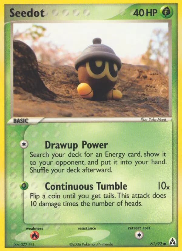 Seedot card in English