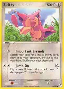 Skitty card in English