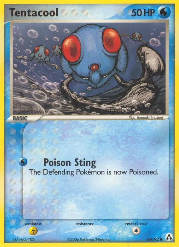 Tentacool card in English