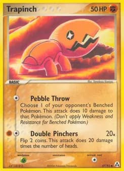 Trapinch card in English