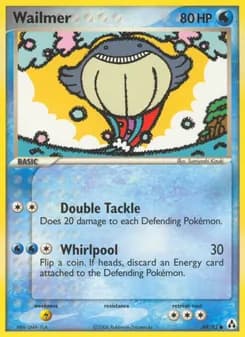 Wailmer card in English
