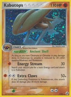 Kabutops card in English