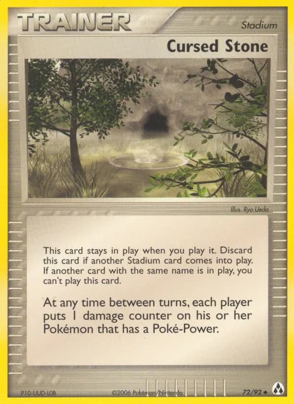 Cursed Stone card in English