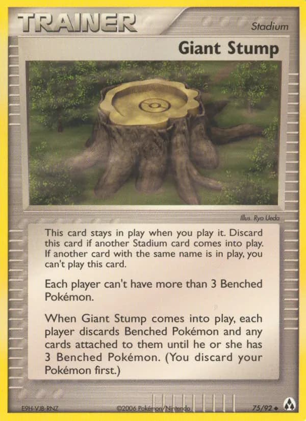 Giant Stump card in English