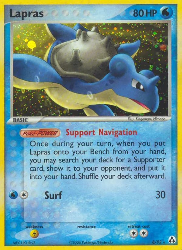 Lapras card in English