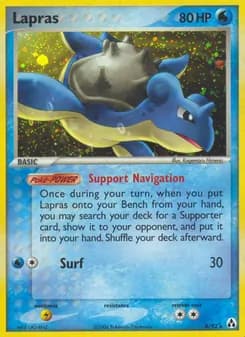 Lapras card in English
