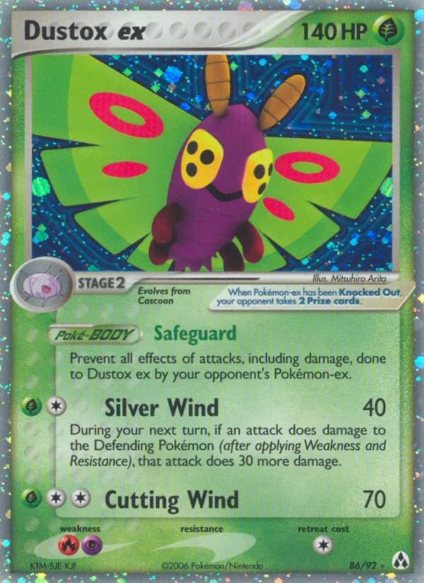 Dustox ex card in English