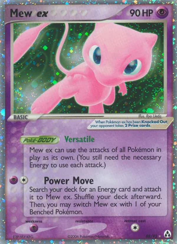 Mew ex card in English