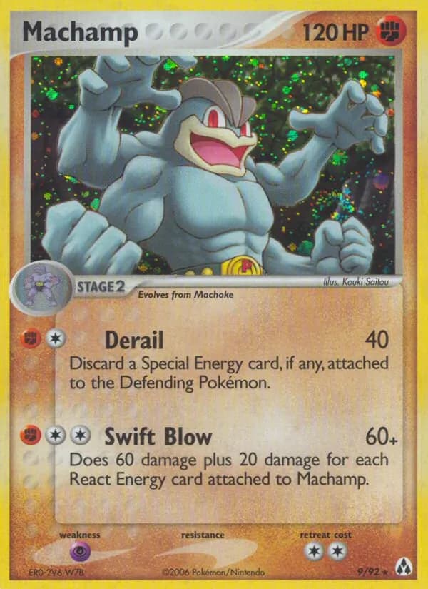 Machamp card in English