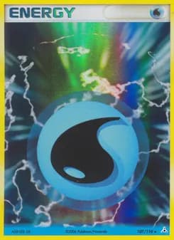 Water Energy card in English