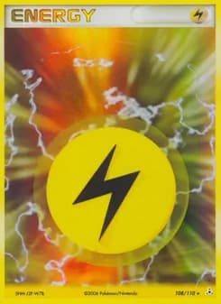 Lightning Energy card in English
