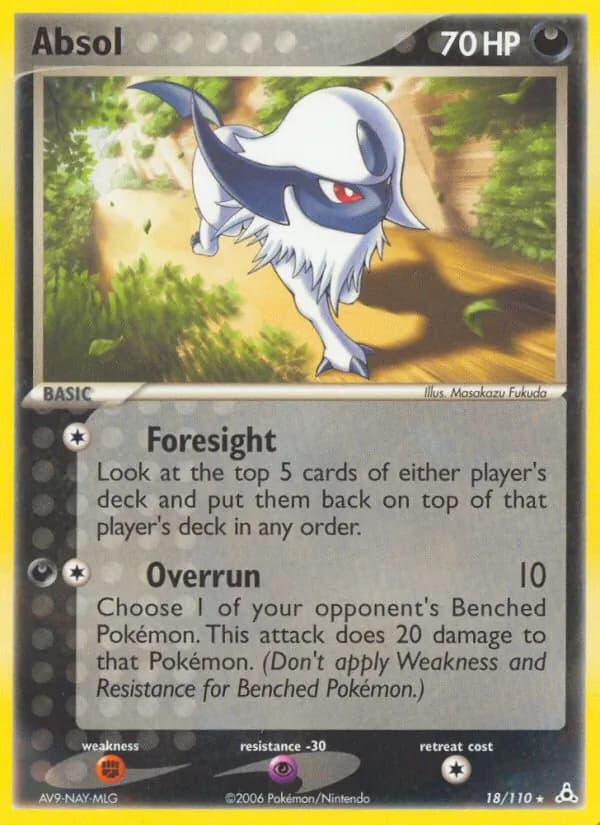 Absol card in English