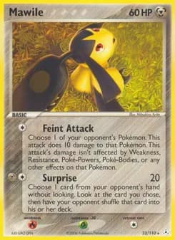 Mawile card in English