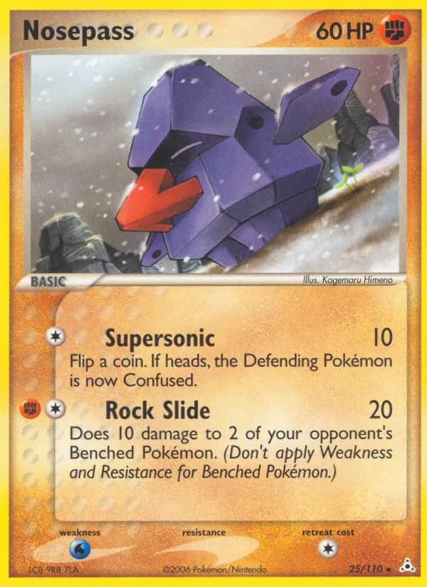 Nosepass card in English