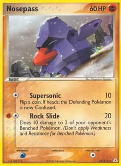 Nosepass card in English