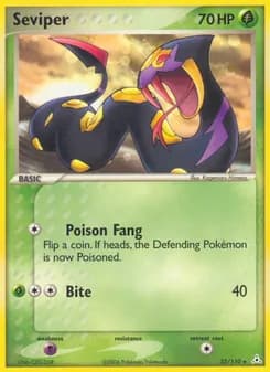 Seviper card in English