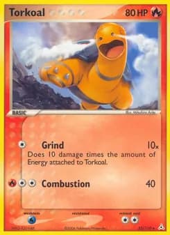Torkoal card in English