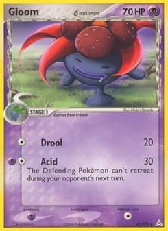 Gloom δ card in English