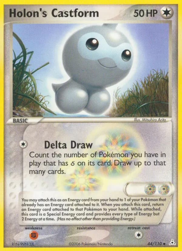 Holon's Castform card in English