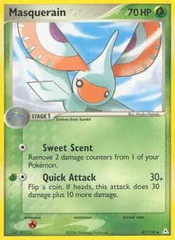 Masquerain card in English