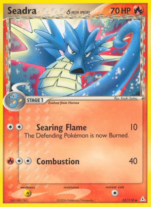 Seadra δ card in English