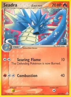 Seadra δ card in English