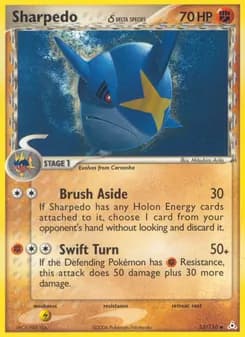 Sharpedo δ card in English