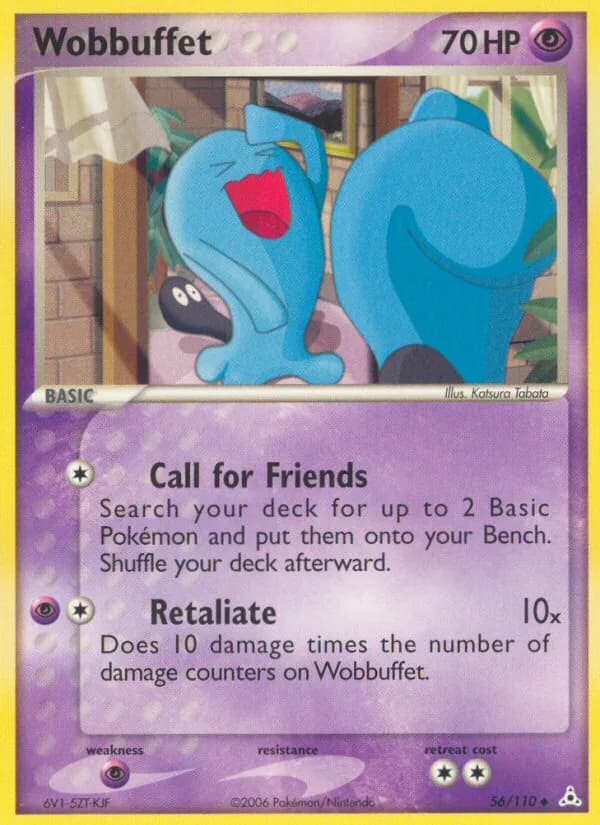 Wobbuffet card in English