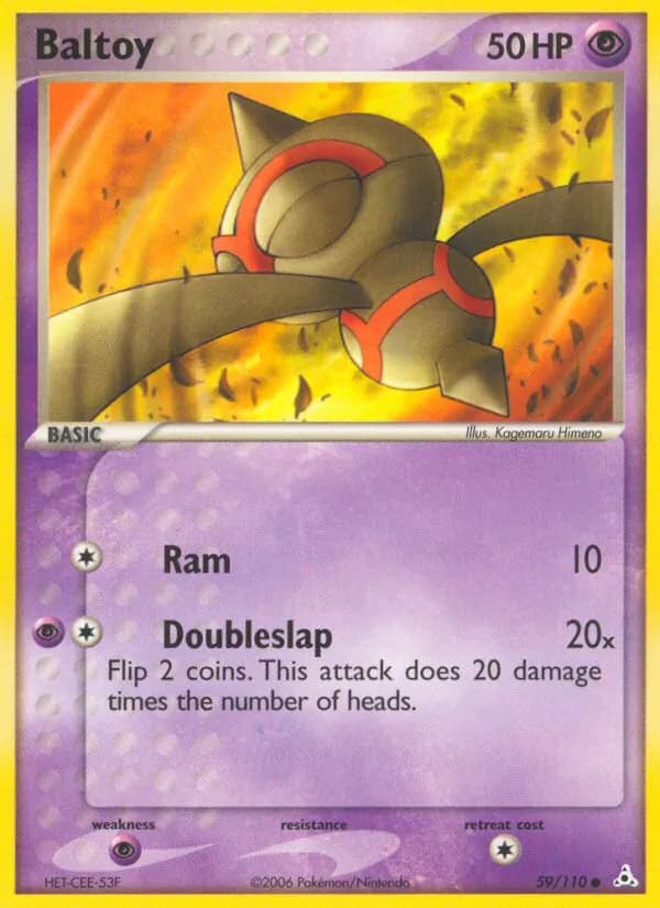 Baltoy card in English